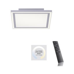 Leuchten Direkt 14850-16 - LED Luz com regulação LED/17W/230V + LED/13W + RC