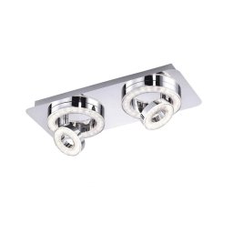 Leuchten Direkt 14521-17 - Iluminação de teto LED TIM 2xLED/2,8W/230V + 2xLED/3,1W