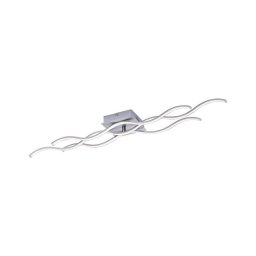 Leuchten Direkt 15166-55 - Candelabro montado à superfície LED WAWE LED/28W/230V cromado mate