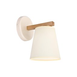 Iluminação de parede ELLIE 1xE27/15W/230V creme/carvalho