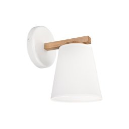 Iluminação de parede ELLIE 1xE27/15W/230V branco/carvalho