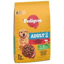 7kg vaca e vegetais Adult Pedigree ração para cães