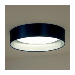 Duolla - Iluminação de teto LED ROLLER LED/24W/230V diâmetro 45 cm azul/prateado