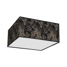 Iluminação de teto SATINO 2xE27/60W/230V preta/dourada