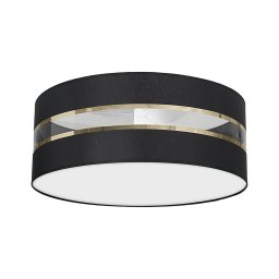 Iluminação de teto ULTIMO 3xE27/60W/230V preta