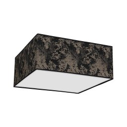 Iluminação de teto SATINO 3xE27/60W/230V preta/dourada