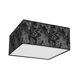 Iluminação de teto SATINO 2xE27/60W/230V preta/cinzenta