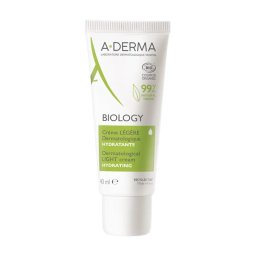 A-derma Cuidados Corporais BIOLOGIA Creme hidratante leve dermatológico