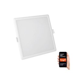 Iluminação embutida LED com regulação ALGINE LED/12W/230V Wi-Fi Tuya quadrada