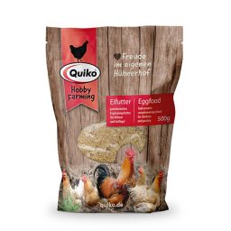 500g Quiko Hobby Farming alimento à base de ovo para aves