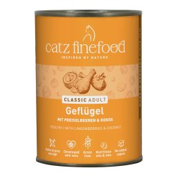 12x400g aves catz finefood comida húmida para gatos