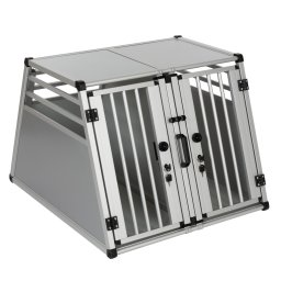 80x92x65cm Caixa Transportadora Dupla para Cães