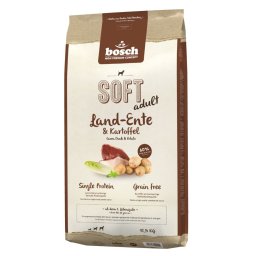 2x12,5kg Soft Land pato e batata bosch ração para cães