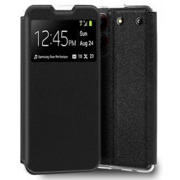 Capa ZTE Blade A54 Flip Book com Janela Preto