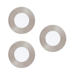 Eglo 33216-CONJUNTO 3x Luminárias de embutir LED RGBW dimerizáveis FUEVA-C LED/3W/230V