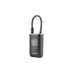Extol Premium - Compressor portátil digital 4000 mAh 7,4V preto