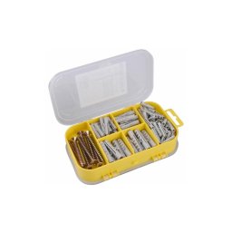 Extol - Conjunto de parafusos com buchas 170 pçs