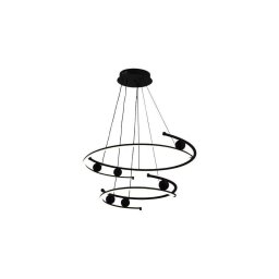Lustre LED dimmable em cabo LED/80W/230V 3000-6500K com controlo remoto