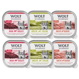 6x300g Pack misto I Adult Wolf of Wilderness comida húmida cães