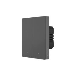 Sonoff M5-2C-80 Preto Interruptor de Parede Duplo WiFi de Encastrar