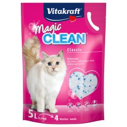 5l Vitakraft Magic Clean areia sílica gatos