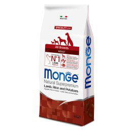 2x12kg Cordeiro arroz e batata All Breeds Adult Monge Super Premium