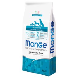 2x12kg Salmão Atum All Breeds Hipoalergénico Monge Superpremium ração
