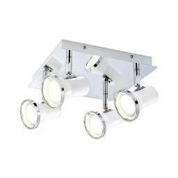 Rabalux 5500 - Foco LED para casa de banho STEVE 4xGU10/50W/230V