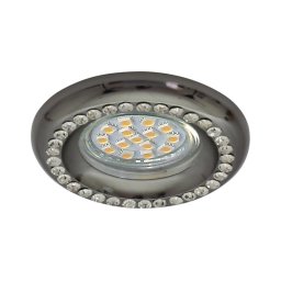 Luz embutida SOC 1xGU10/50W/230V preto