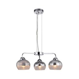 Candelabro suspenso CROMINA 3xE27/60W/230V