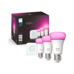 Kit inicial Philips Hue WACA 3xE27/9W/230V 2000-6500K + Hue Bridge