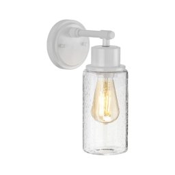 Elstead BATH-MORVAH1-W - Iluminação de parede de casa de banho 1xE27/60W/230V IP44 branca