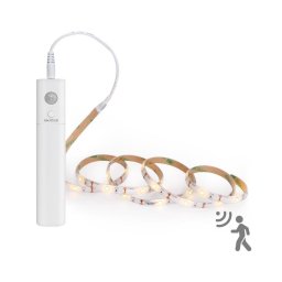 Aigostar - Tira LED com regulação e sensor 1m LED/2W/4xAAA 3000K IP65