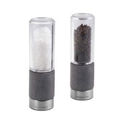 Cole&Mason - Conjunto de moedores de sal grosso e pimenta REGENT CONCRETE 2 pçs betão 18 cm
