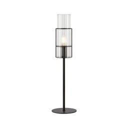Markslöjd 108555 - Candeeiro de mesa TUBO 1xE14/40W/230V 50 cm preto/clear