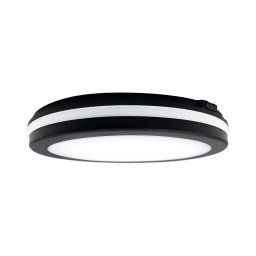 Top Light - Iluminação de casa de banho LED COMET LED/24W/230V IP54 diâmetro 30 cm preto