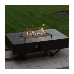 Planika Rio Table GAS - Lareira exterior a gás 46x106 cm 10kW