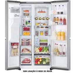 FRIGORIFICO SIDE BY SIDE LG - GSLE 91 MBAC