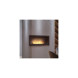 InFire - Lareira de canto BIO 45x90 cm 3kW preto