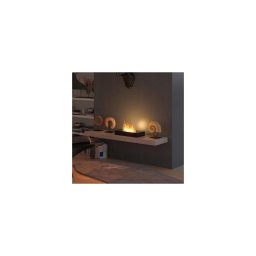 InFire - Lareira BIO 8x40 cm 3kW preto