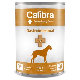 12x400g salmão Veterinary Diet Dog Gastrointestinal Calibra comida húmida cães