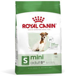 2x8kg Mini Adult 8+ Royal Canin ração cão