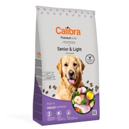 2x12kg frango Dog Premium Line Senior & Light Calibra ração cães