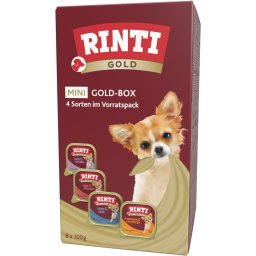 8x100g misto Gold Mini RINTI comida húmida para cães
