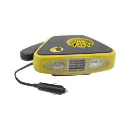 Ventoinha com aquecimento e iluminação LED 3em1 158W/12Vc
