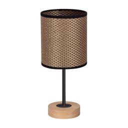 Spot-Light 7017401011553 - Candeeiro de mesa BENITA 1xE27/60W/230V carvalho