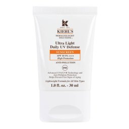 Kiehl's Protetor solar para o rosto Ultra Light Daily UV Defense SPF50 Pa+++ Protetor solar
