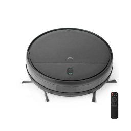 Nedis WIFIVCR001CBK - Robot aspirador Wi-Fi c/ mopa preto + comando