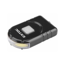 Extol - Lanterna LED recarregável para boné com clipe LED/500 mAh