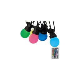 LED RGB Corrente exterior STRING 13 m 15xLED/0,5W/230V IP44